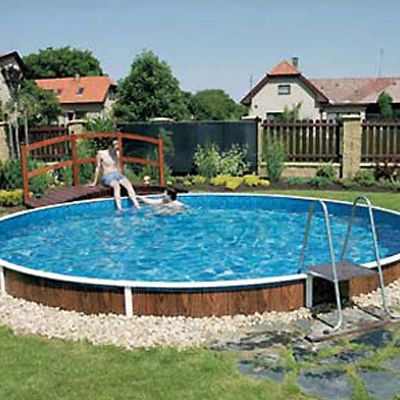 AZURO DE LUXE above ground steel pool