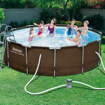 above ground pools wicker