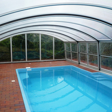 Majestic high pool enclosure