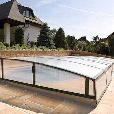 Majestic low pool enclosure