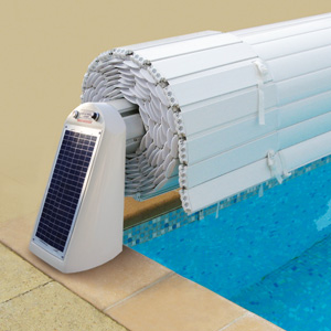 Abriblue Open solar pool shutter