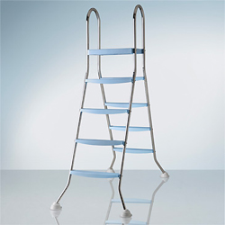 2 x 4 step Ladder for above ground pools with platform