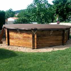 Grille Wood for above ground pools