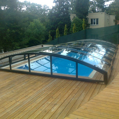 Mirage pool enclosure