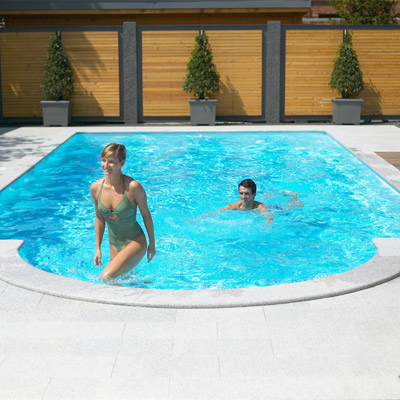 Recypool inground pool kit made from recycled polyethylene