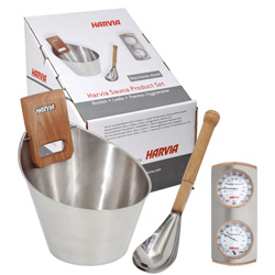 Harvia Stainless steel sauna accessory kit