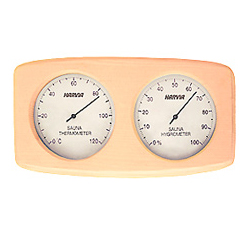 Thermo-hygro thermometer sauna accessory kit 