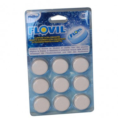 Flovil flocculant : Clarifies your pool water