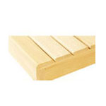 Set of 5 abachi slats for sauna 