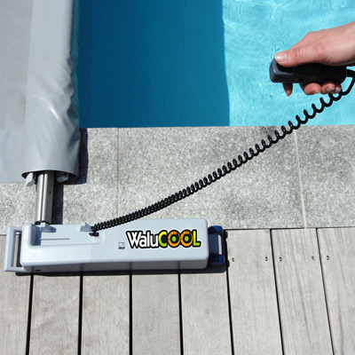 WALU COOL motorised crank barred pool covers