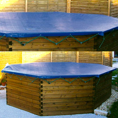 Winter cover for GARDIPOOL above ground wooden pool