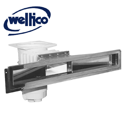 Elegance A800 stainless steel skimmer from Weltico