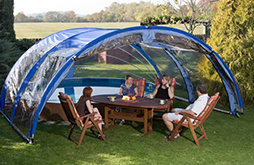 A new outdoor living area A new outdoor living area
