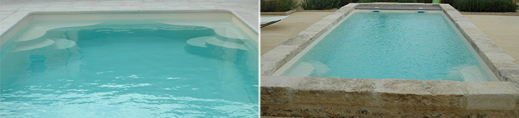 Stairs, ESTINA polyester shell pool