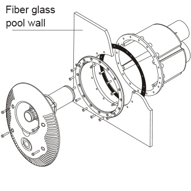Fitting schema fiber glass pool 