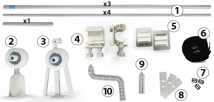 SOLARIS pool reel for above ground pools