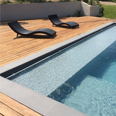 ROUSSILLON 2 immersed pool shutter with submerged duct board