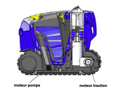 Zodiac TornaX electric pool cleaner motor