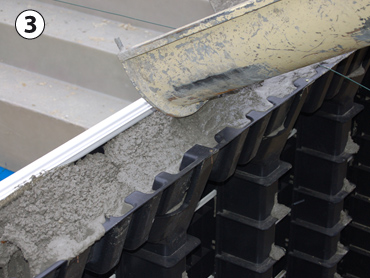 Application of concrete Application of concrete