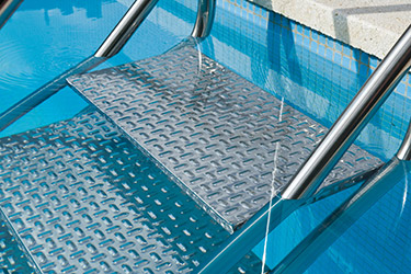 Stainless Steel Swimming Pool Pedal Replacement Wide Steps Ladder Security Steps Anti Slip Accessories Easily Removable and Install 