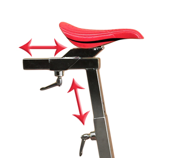 Adjustable saddle