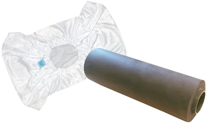 Aquabot filtration bag and brush Aquabot filtration bag and brush