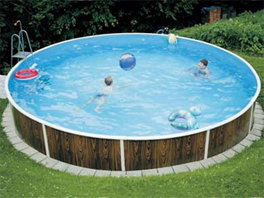 AZURO DE LUXE above ground steel pool