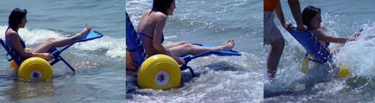 JOB submersible wheelchair   beach use