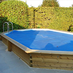 Summer covers and reels for GARDIPOOL above ground wooden pools