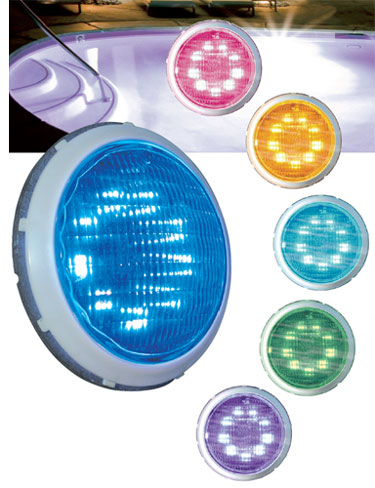 Available colours Eolia WEX100 bulb for pool projector