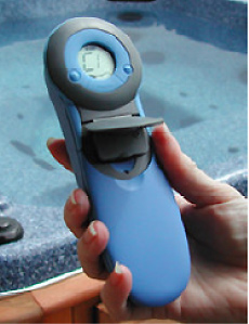 Cool PoolTester photometer water tester full view