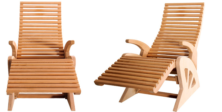 Details Alto Confort sauna chair