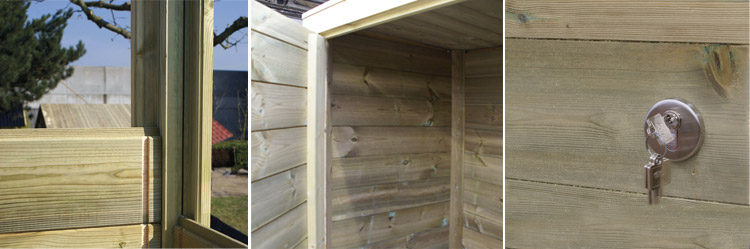 Details PAX technical shelter garden storage box Details PAX technical shelter garden storage box