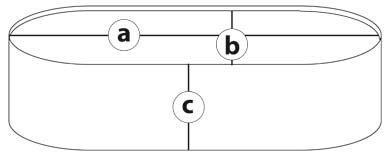 Schema AZURO DE LUXE above ground steel pool