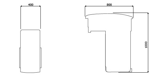 Dimensions SOLIFLOW compact filtration bloc