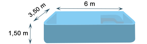 MERINA pool, polyester shell dimensions