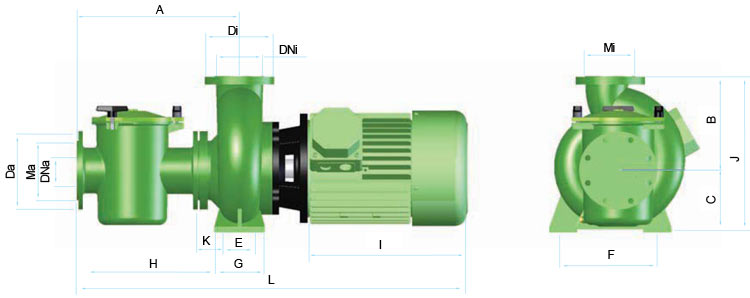 Dimensions ARAL C3000