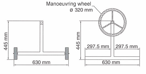 Dimensions of the Evolution pool wheel