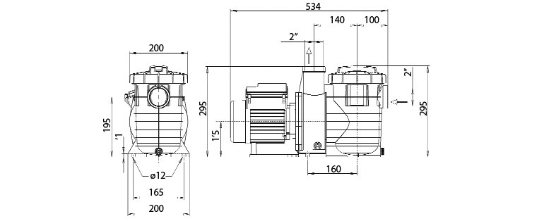 Dimensions KSB Filtra N