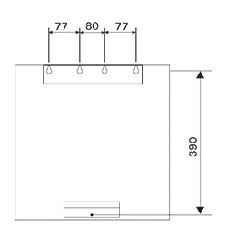 Dimensions Harvia electric water heater