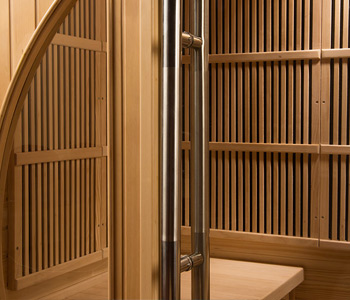 Glass door COLORADO 4 place infrared sauna