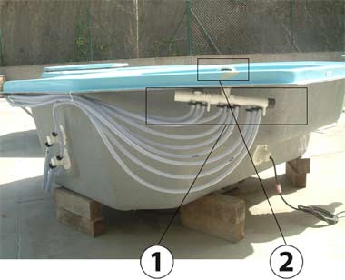 Filtration and hydrotherapy elements