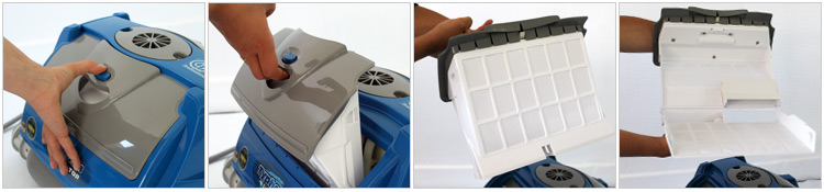 Step by step filter care Step by step filter care