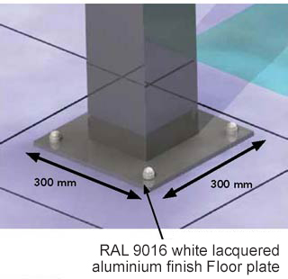 Fixation plates aerial reel<br />
