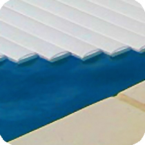 Slats featuring a flat cut 