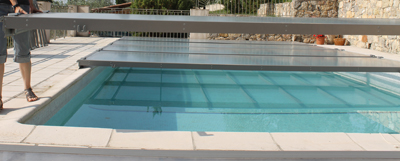 Celeste flat pool enclosure