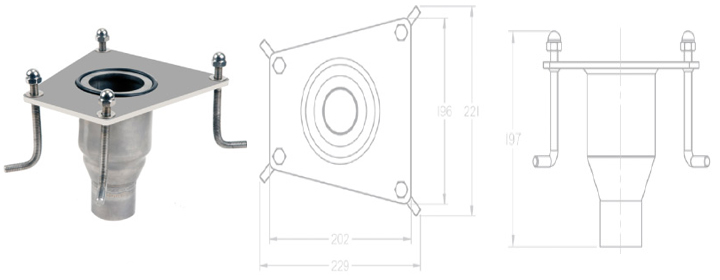 Floor anchoring system for Mini Bali 