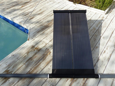 Floor installation SOLARA solar panel heating system for pools