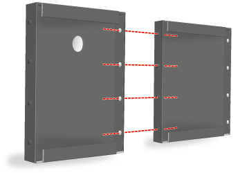 Galvanised steel panel Galvanised steel panel