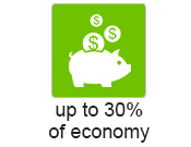 30% economy 30% economy
